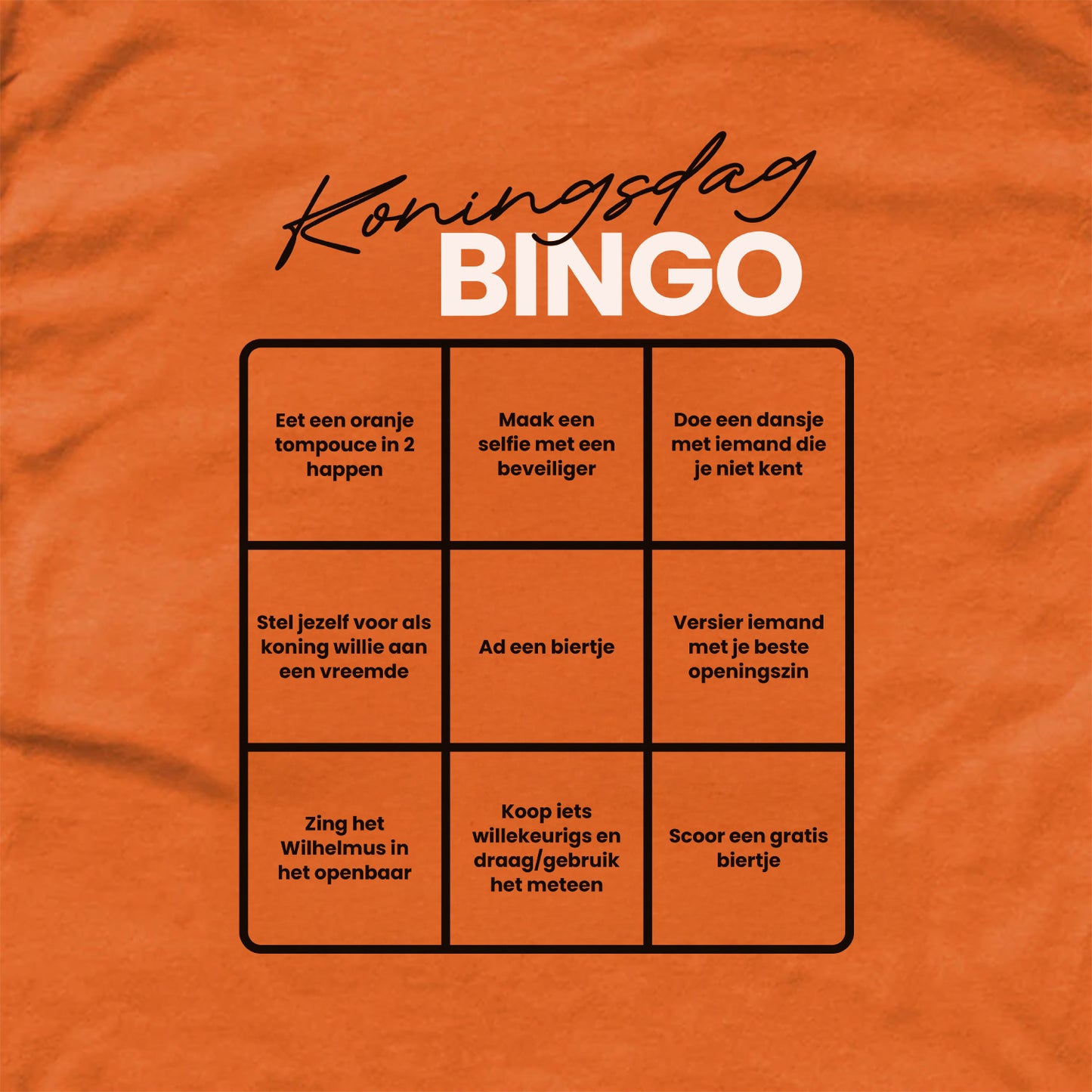 Bingo | Koningsdag T-shirt