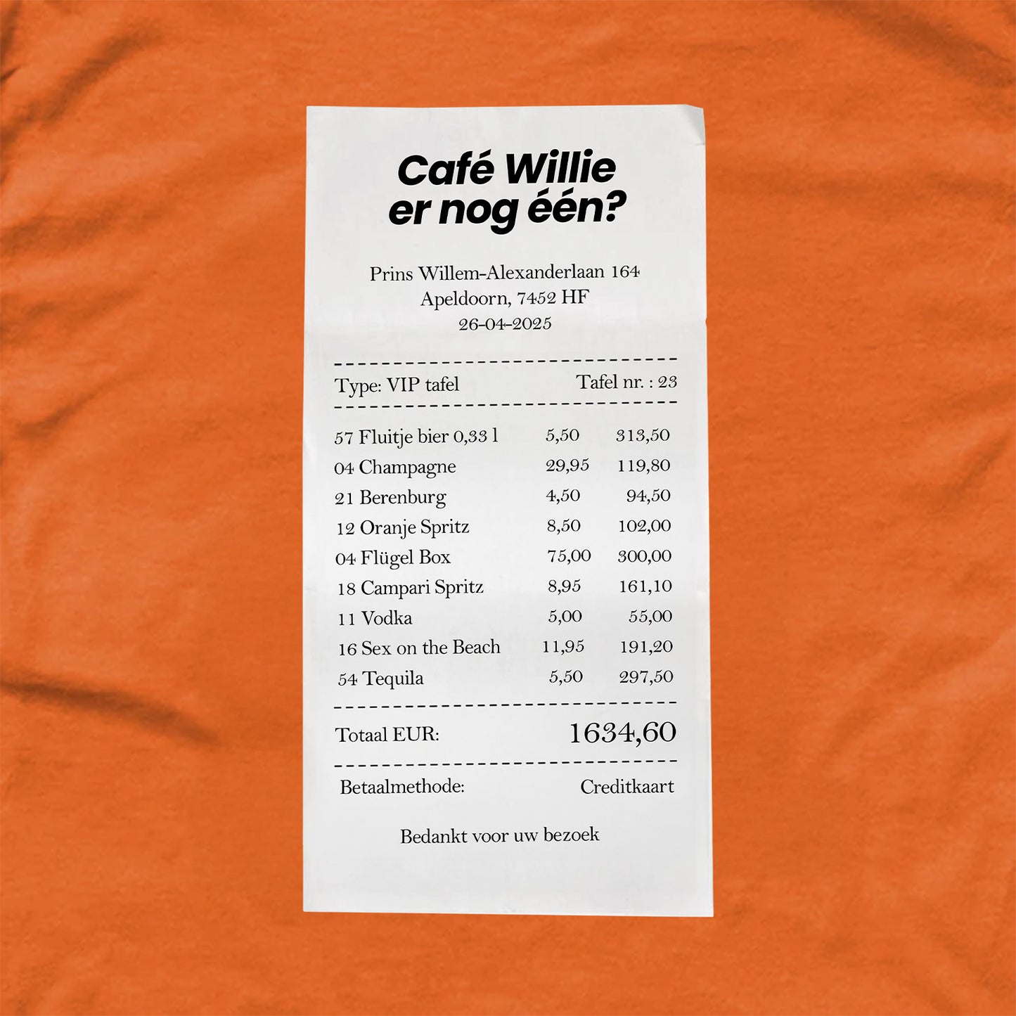 Bonnetje | Koningsdag T-shirt